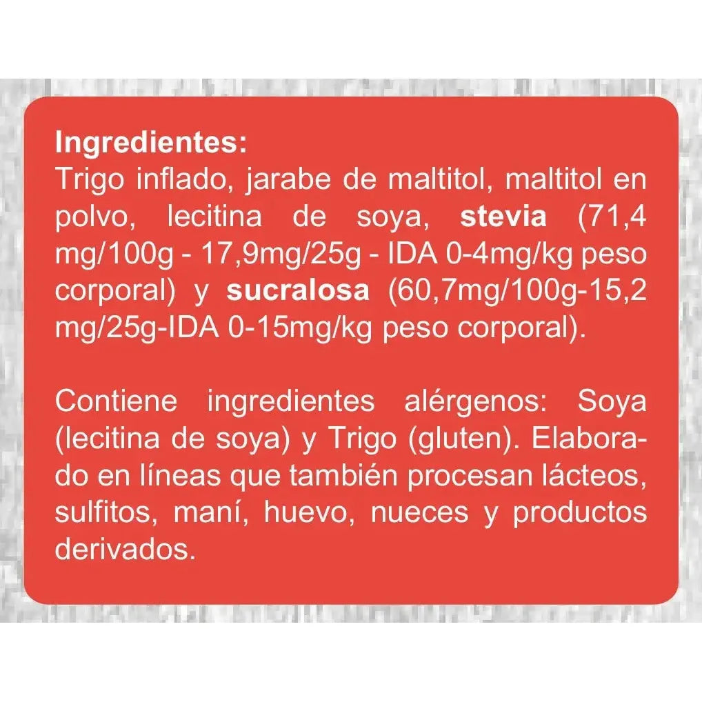 Cereal Sin Azúcar Inflado De Trigo 300g