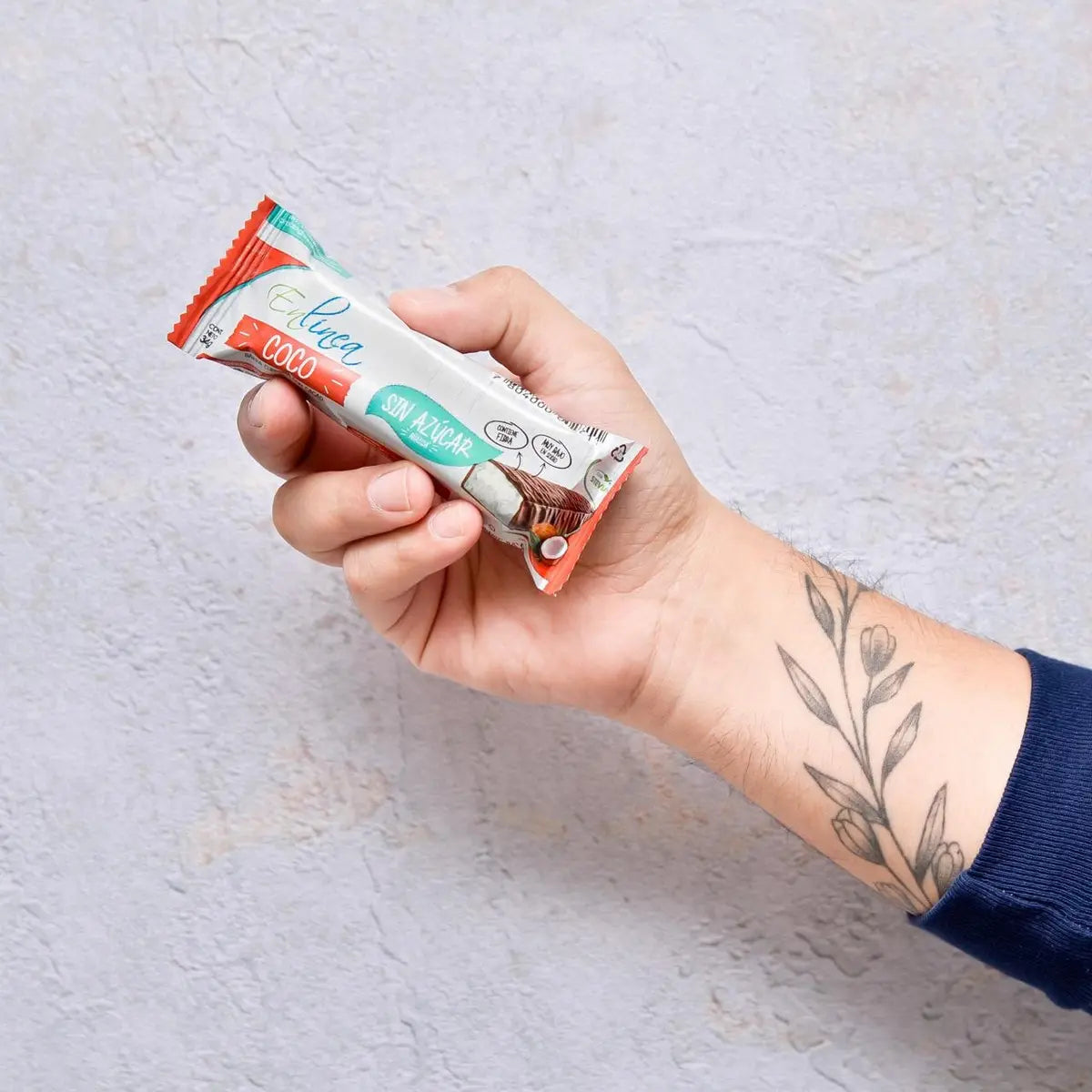 Barras de Coco son Cubierta Chocolate Sin Azúcar | Pack de 5