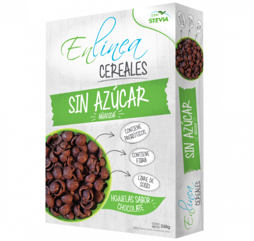 Cereal hojuelas de chocolate sin azúcar En Línea 330g