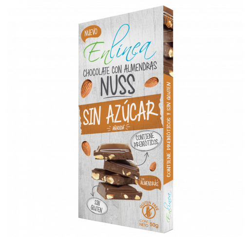 Chocolate nuss sin azúcar En Línea 50g