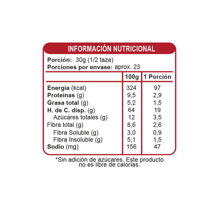 Muesli frutal sin azúcar En Línea 700g