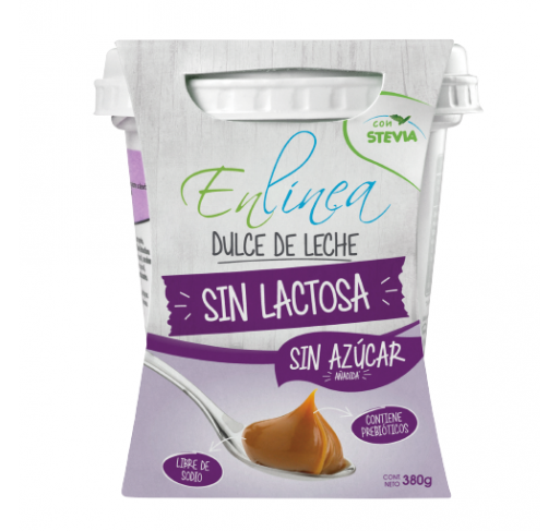 Dulce de leche sin lactosa sin azúcar En Línea 380g