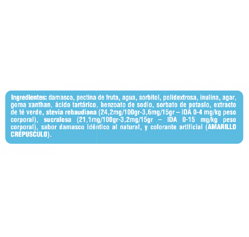 Mermelada damasco frasco sin azúcar En Línea 320g