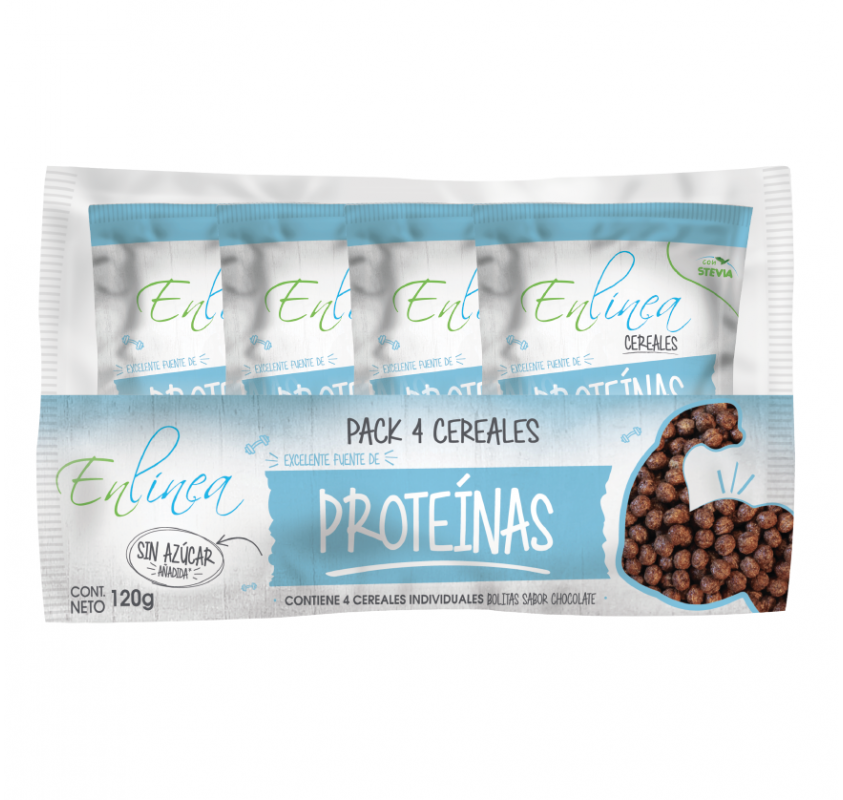 PACK CEREAL INDIVIDUAL PROTEINAS CHOCOLATE