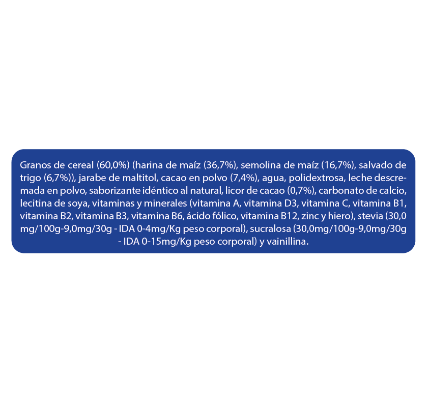 Cereal bolitas de chocolate kids sin azúcar En...