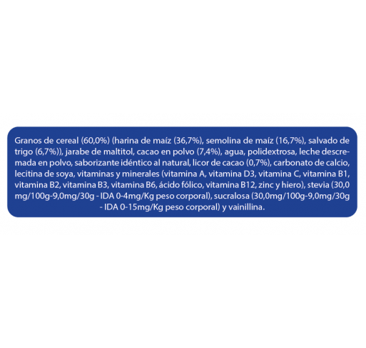 Cereal bolitas de chocolate kids sin azúcar En Línea 330g