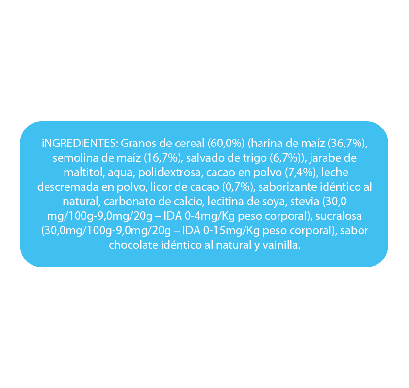 Cereal bolitas de chocolate sin azúcar En Línea...