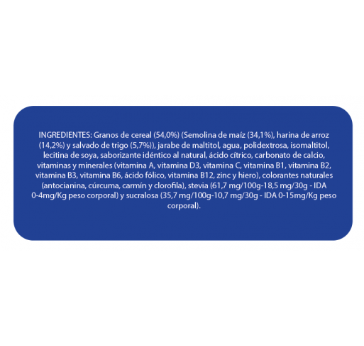Cereal frutal kids sin azúcar En Línea 330g