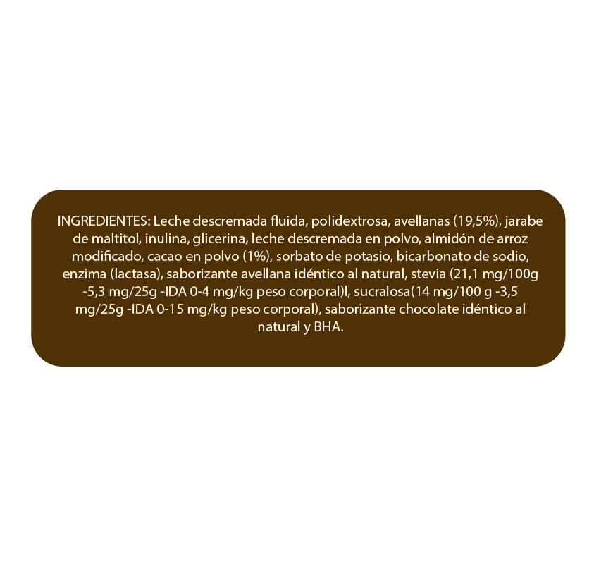 Crema de avellana sin azúcar En Línea 350g