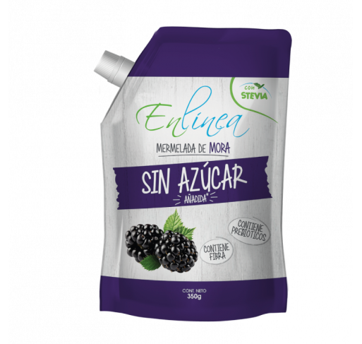 Mermelada mora doypack sin azúcar En Línea 350g