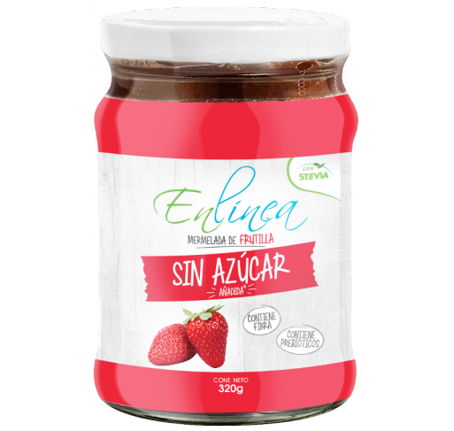 Mermelada frutilla frasco sin azúcar En Línea 320g