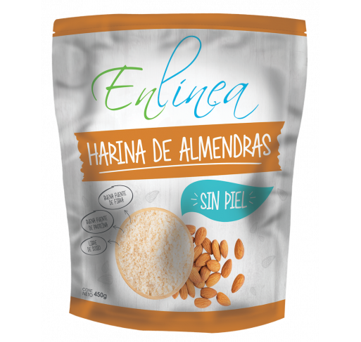 Harina de almendras sin azúcar En Línea 450g