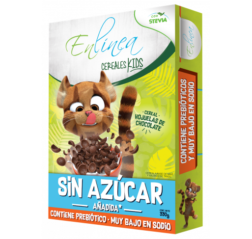 Cereal hojuelas de chocolate kids sin azúcar En Línea 330g