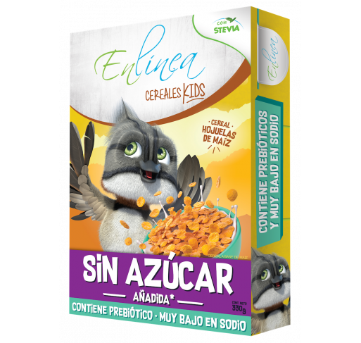 Cereal hojuelas de maíz kids sin azúcar En Línea 330g