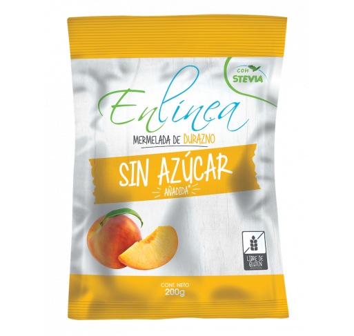 Mermelada de durazno sin azúcar En Línea 200g
