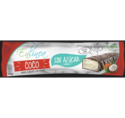 Chocolate relleno de coco sin azúcar En Línea 170g