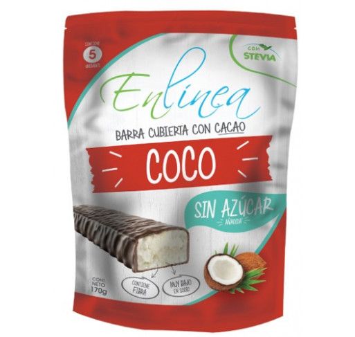 Chocolate relleno de coco sin azúcar En Línea 170g