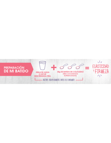 Batido de chocolate colágeno sin azúcar En Línea 350g