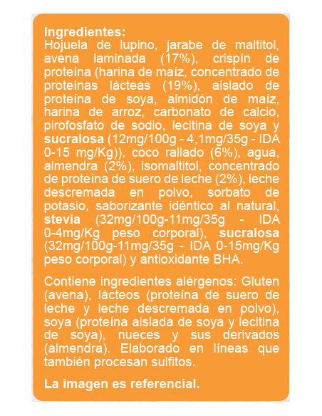 Granola proteína almendras y coco sin azúcar En Línea 300g