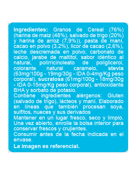 Cereal relleno sin azúcar En Línea 360g