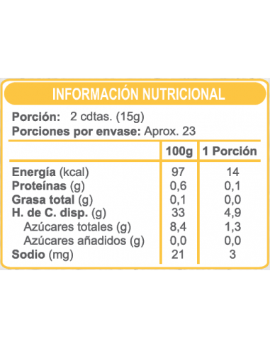 Mermelada durazno doypack sin azúcar En Línea 350g