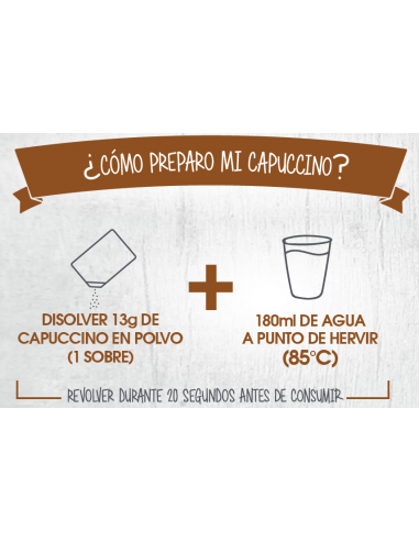 Café con leche sin azúcar En Línea 104g