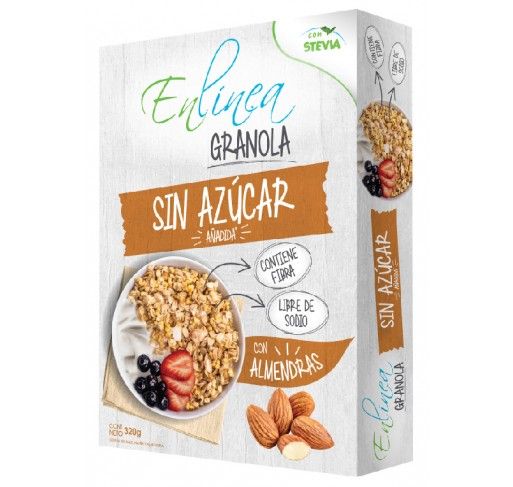 Granola de almendras sin azúcar En Línea 320g