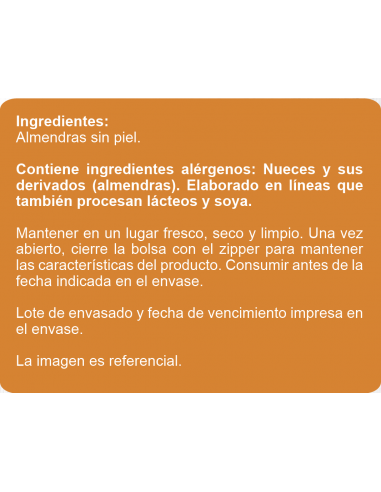 Harina de almendras sin azúcar En Línea 450g