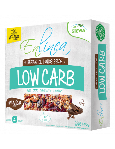 Barra de chocolate low carb sin azúcar En Línea 140g