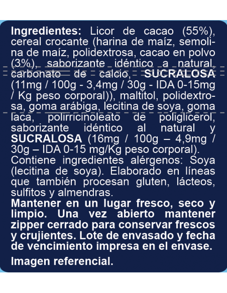 Balls crocantes 85% cacao sin azúcar En Línea 90g