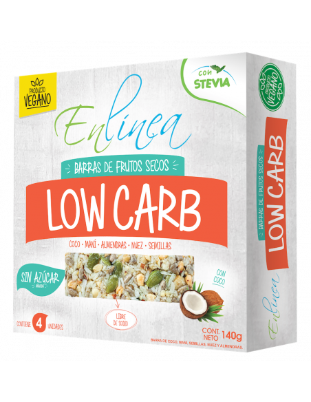 Barra de coco low carb sin azúcar En Línea 140g
