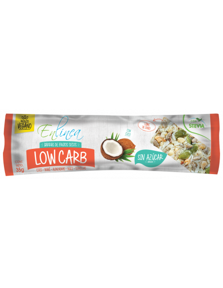 Barra de coco low carb sin azúcar En Línea 140g