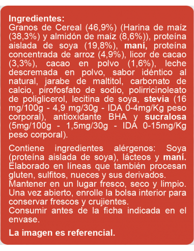 Cereal relleno proteína sin azúcar En Linea 300g