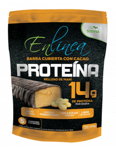 Chocolate relleno de maní proteína sin azúcar En Línea 250g