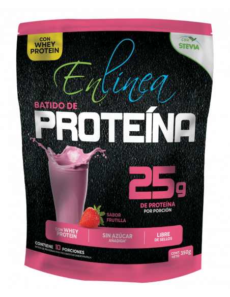 Batido de proteína frutilla sin azúcar En Línea 350g