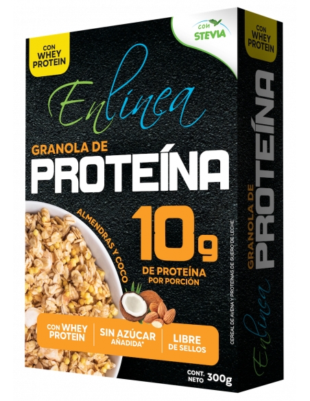 Granola proteína almendras y coco sin azúcar En Línea 300g