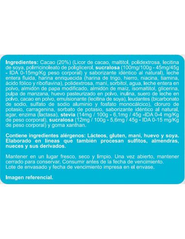 Alfajor manjar sin azúcar En Línea 180g