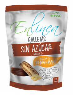 Galleta rellena de maní sin azúcar En Línea 100g