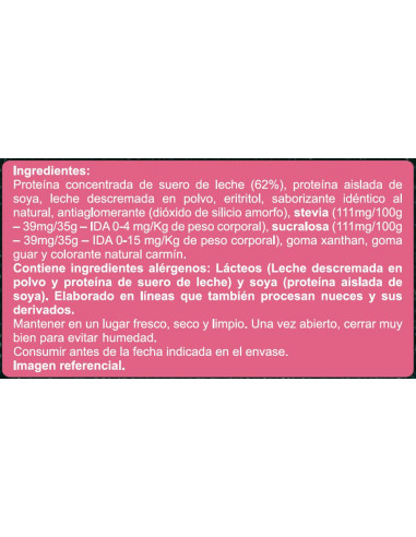 Batido de proteína frutilla sin azúcar En Línea...