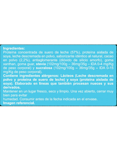 Batido de proteína chocolate sin azúcar En...