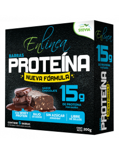 Barras de proteína chocolate sin azúcar En Línea 200g