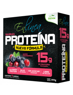 Barras de proteína cranberries sin azúcar En Línea  200g