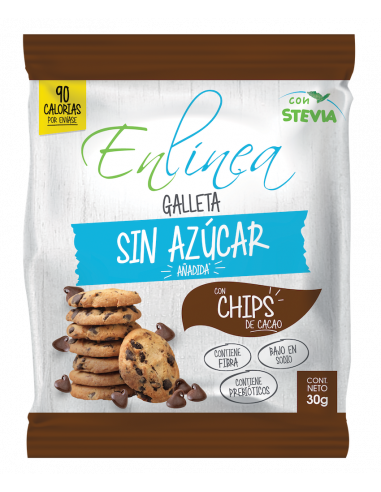 GALLETA INDIVIDUAL CHIPS 30G