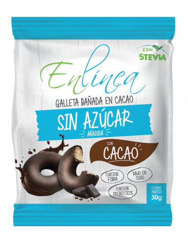 GALLETA IND ANILLO CUB CACAO 30G