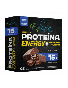 Barras de proteína energy chocolate sin azúcar En Línea 160g