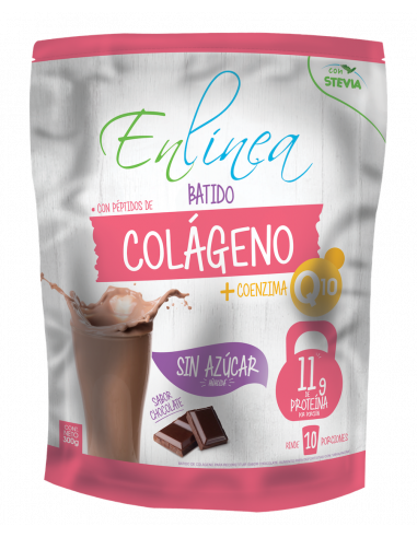 Batido de chocolate colágeno sin azúcar En Línea 350g