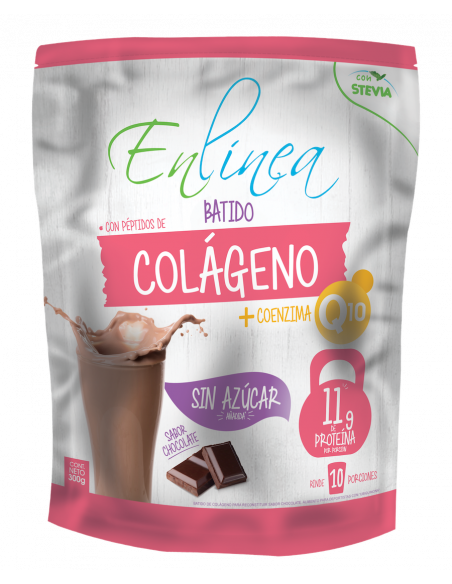 Batido de chocolate colágeno sin azúcar En Línea 350g