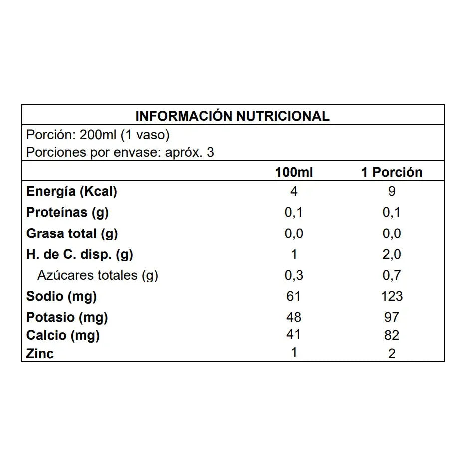 Nectar Isotonico de Durazno Sin Azúcar 600ml