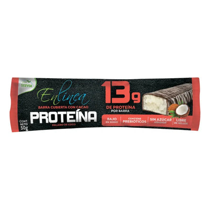 Barras de Proteína con Chocolate Coco Sin Azúcar| Pack de 5