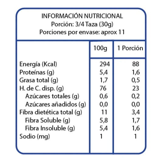 Cereal Sin Azúcar Anillo De Frutas 330g